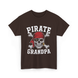 Pirate Grandpa Pirate T-Shirt - Dark Chocolate