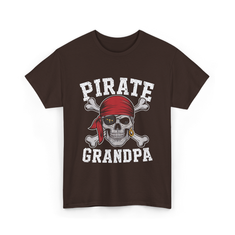 Pirate Grandpa Pirate T-Shirt - Dark Chocolate