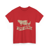 Pit Crew Barbecue Cooking T-Shirt - Red