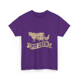 Pit Crew Barbecue Cooking T-Shirt - Purple