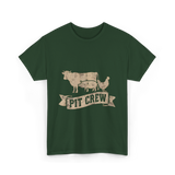 Pit Crew Barbecue Cooking T-Shirt - Forest Green