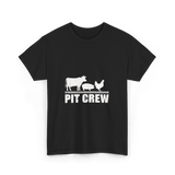 Pit Crew Barbecue Grilling T-Shirt - Black