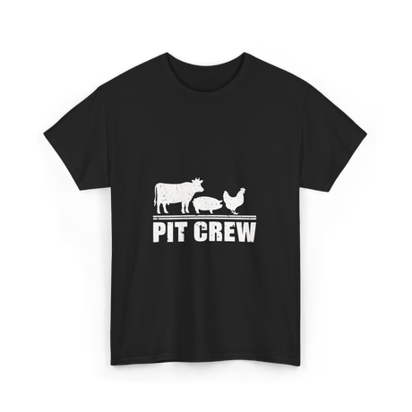 Pit Crew Barbecue Grilling T-Shirt - Black