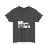 Pit Crew Barbecue Grilling T-Shirt - Dark Heather