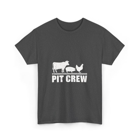 Pit Crew Barbecue Grilling T-Shirt - Dark Heather