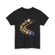 Planets Galaxy Universe Space T-Shirt - Black