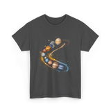 Planets Galaxy Universe Space T-Shirt - Dark Heather