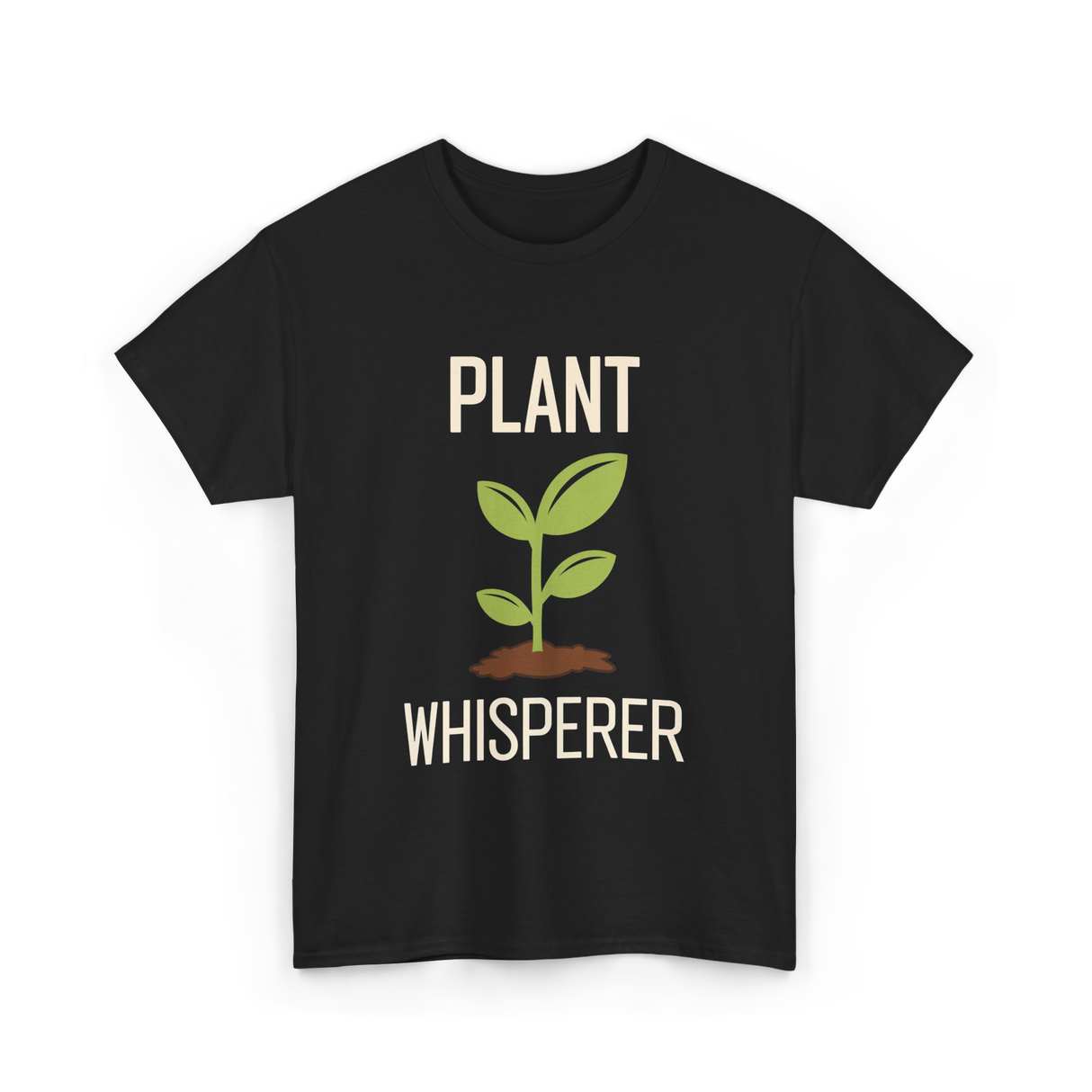 Plant Whisperer Gardener Plant T-Shirt - Black