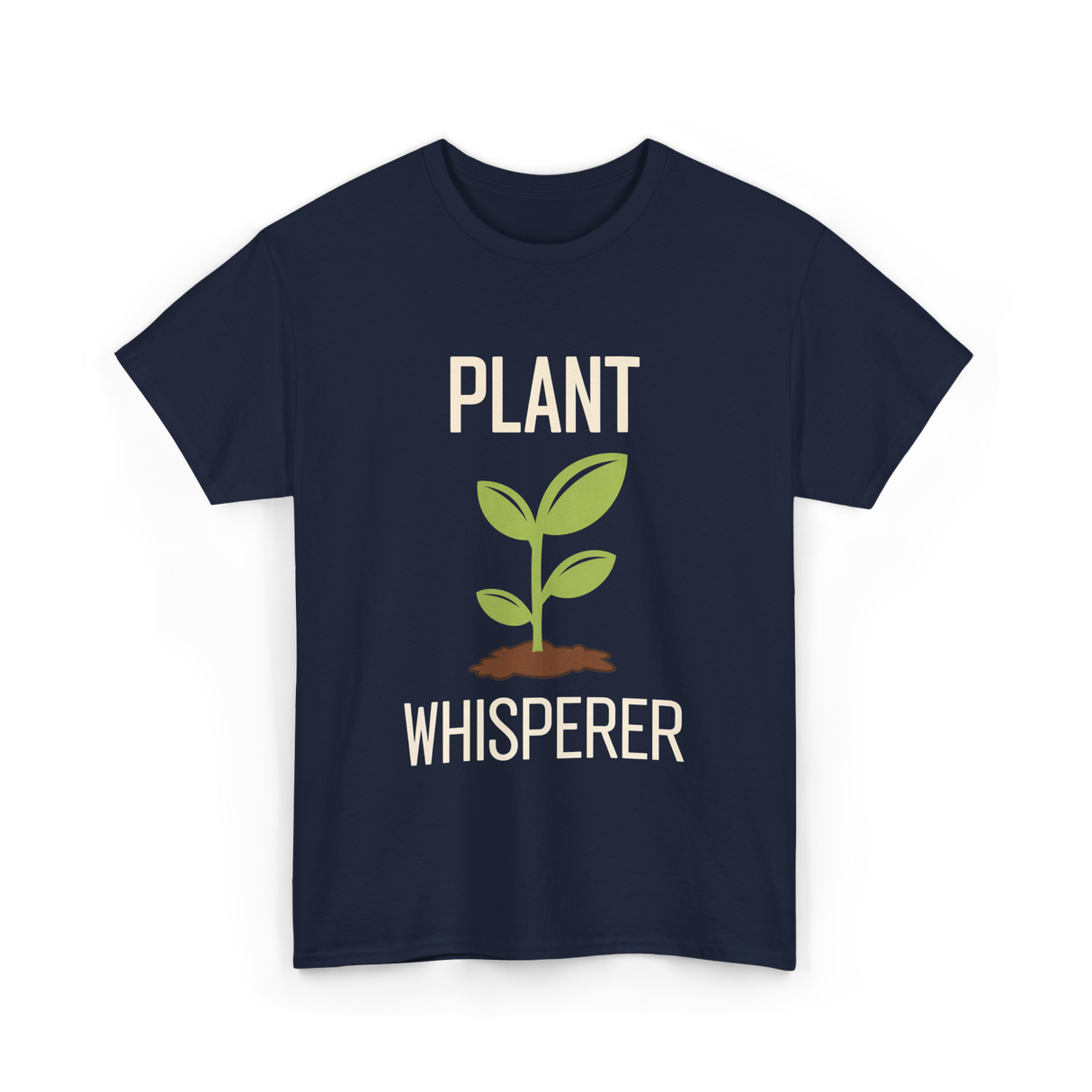 Plant Whisperer Gardener Plant T-Shirt - Navy