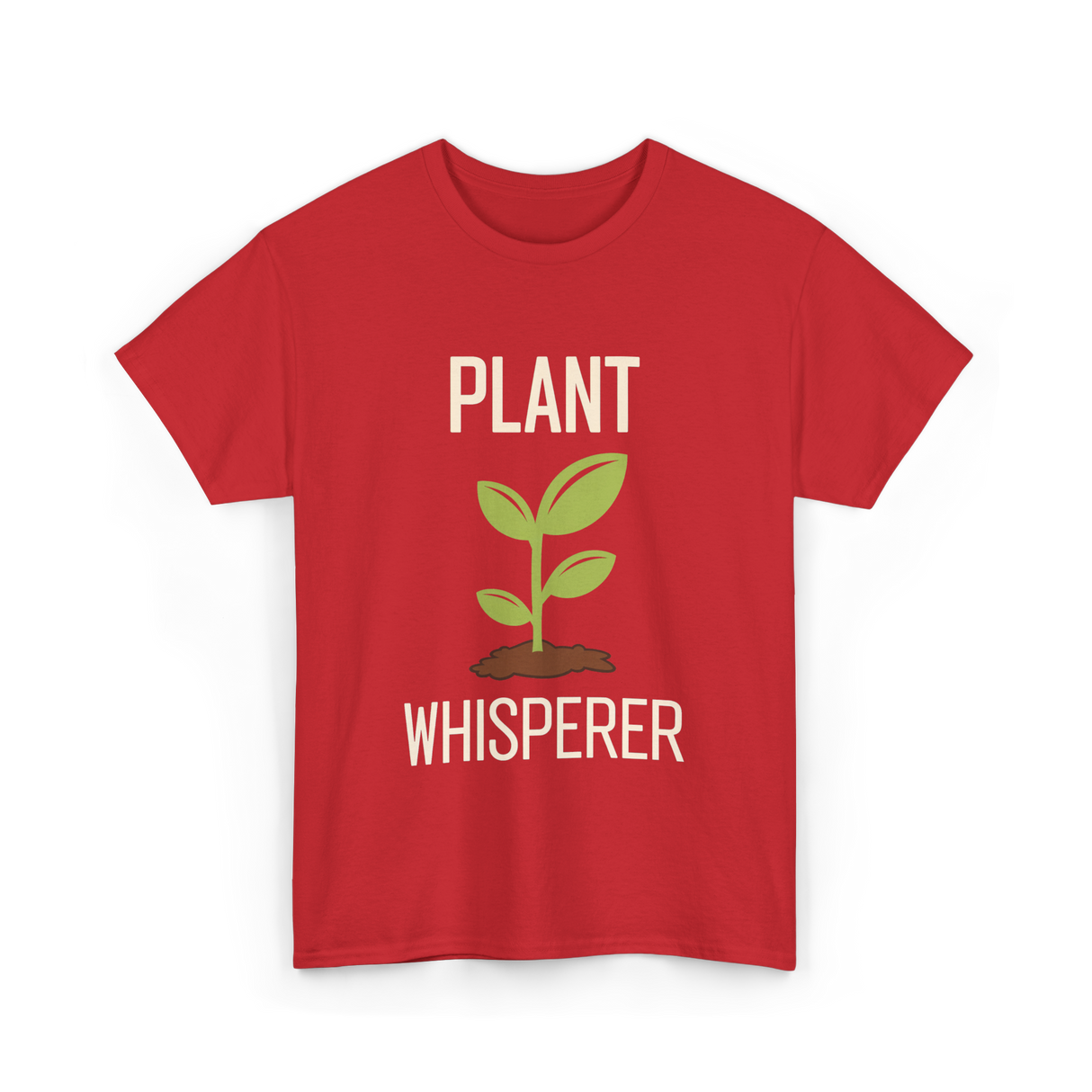 Plant Whisperer Gardener Plant T-Shirt - Red