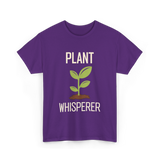 Plant Whisperer Gardener Plant T-Shirt - Purple