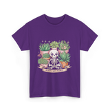 Plants Not People Skeleton T-Shirt - Purple