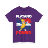 Platano Power Banana T-Shirt - Purple