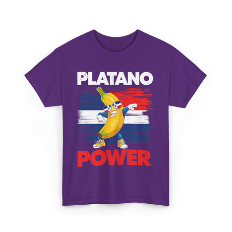 Platano Power Banana T-Shirt - Purple