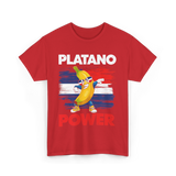 Platano Power Banana T-Shirt - Red