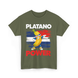 Platano Power Banana T-Shirt - Military Green