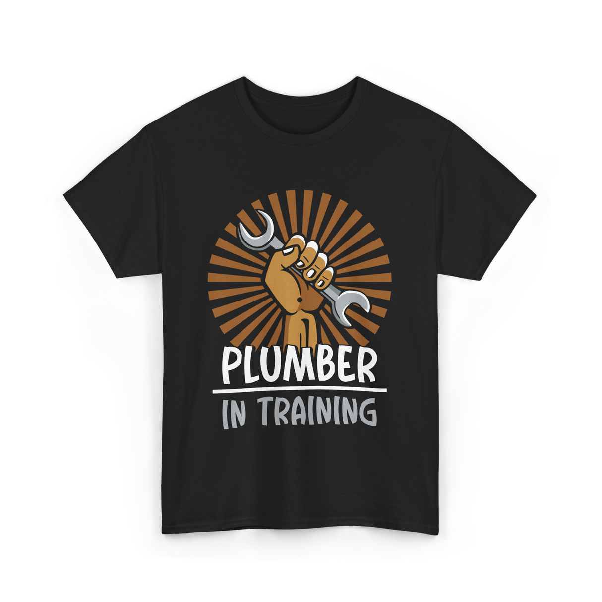 Plumber In Training Plumbing T-Shirt - Black