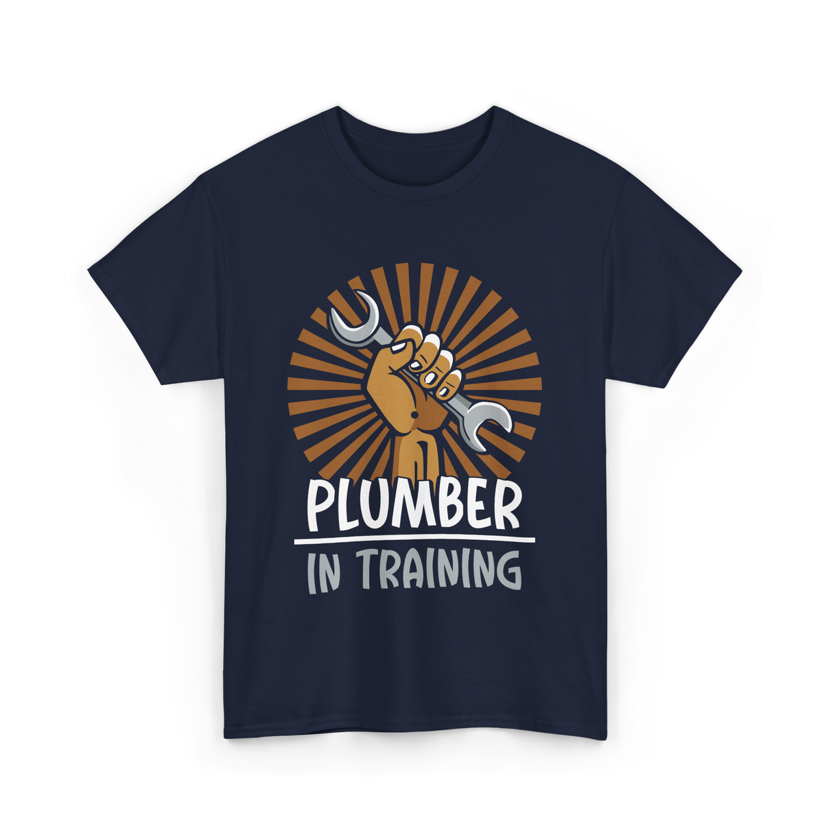 Plumber In Training Plumbing T-Shirt - Navy