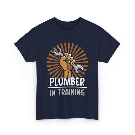 Plumber In Training Plumbing T-Shirt - Navy