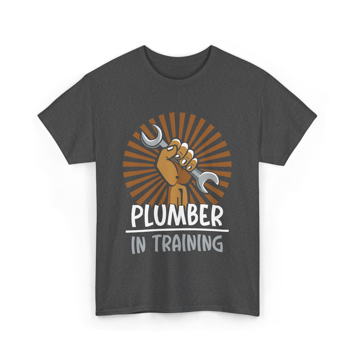 Plumber In Training Plumbing T-Shirt - Dark Heather