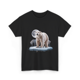 Polar Bears Wildlife Animal Lover T-Shirt - Black