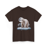 Polar Bears Wildlife Animal Lover T-Shirt - Dark Chocolate