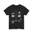 Police Badge Costume Police Gear T-Shirt - Black