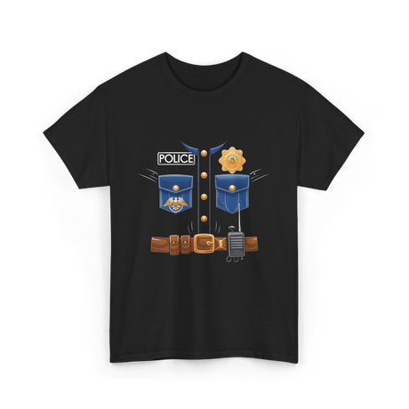 Police Costume Police Kids T-Shirt - Black