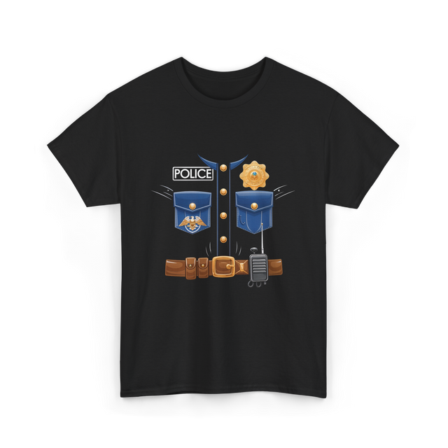 Police Costume Police Kids T-Shirt - Black