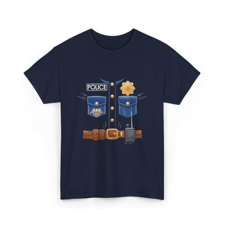 Police Costume Police Kids T-Shirt - Navy