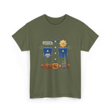 Police Costume Police Kids T-Shirt - Military Green