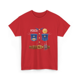 Police Costume Police Kids T-Shirt - Red