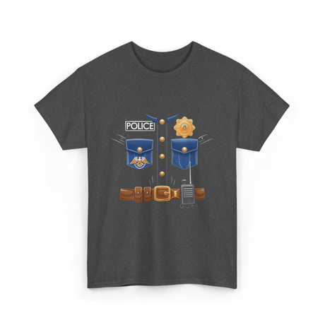 Police Costume Police Kids T-Shirt - Dark Heather