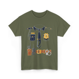 Police Costume Police Officer Kids Men T-Shirt - Military Green