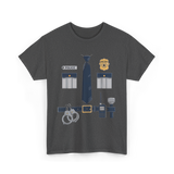 Police Costume Police Uniform T-Shirt - Dark Heather