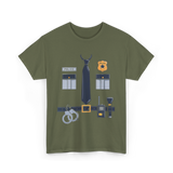 Police Officer Costume T-Shirt - Military Green