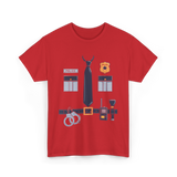 Police Officer Costume T-Shirt - Red