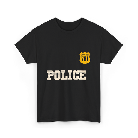 Police Jr Officer Costume T-Shirt - Black