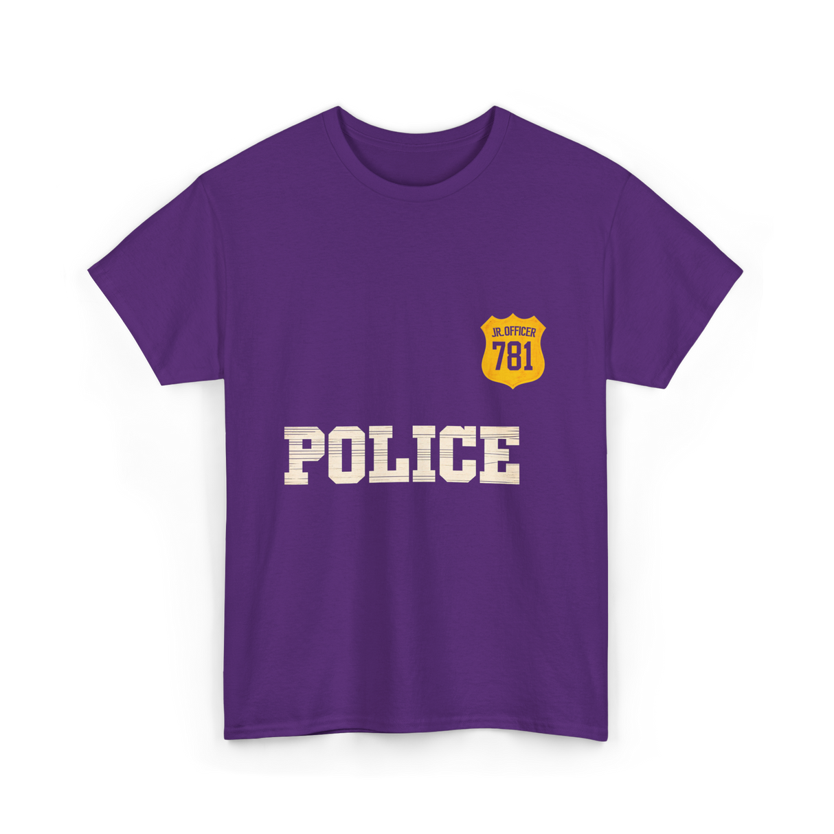 Police Jr Officer Costume T-Shirt - Purple