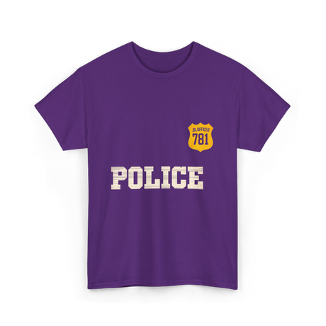 Police Jr Officer Costume T-Shirt - Purple