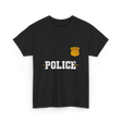 Police Jr Officer Police Badge T-Shirt - Black