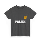 Police Jr Officer Police Badge T-Shirt - Dark Heather