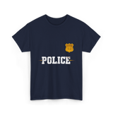 Police Jr Officer Police Badge T-Shirt - Navy