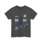 Police Officer Costume Police Gear T-Shirt - Dark Heather