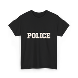 Police Police Officer Apparel T-Shirt - Black