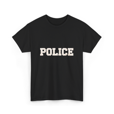 Police Police Officer Apparel T-Shirt - Black