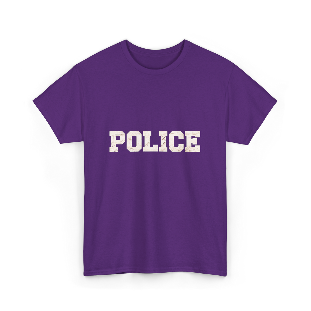 Police Police Officer Apparel T-Shirt - Purple