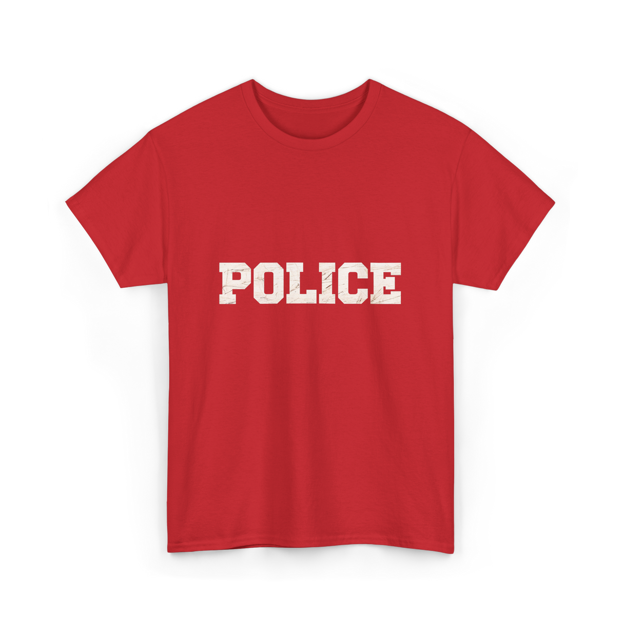 Police Police Officer Apparel T-Shirt - Red