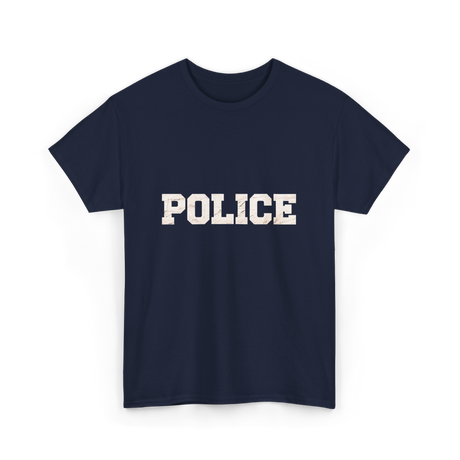 Police Police Officer Apparel T-Shirt - Navy