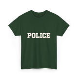 Police Police Officer Apparel T-Shirt - Forest Green